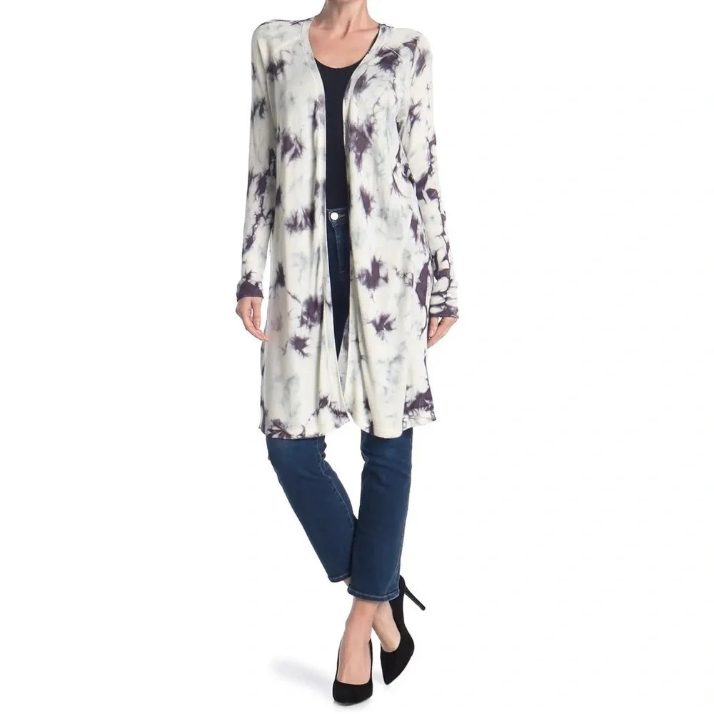 Sweet Romeo Leopard Cardigan Sweater Duster Cover